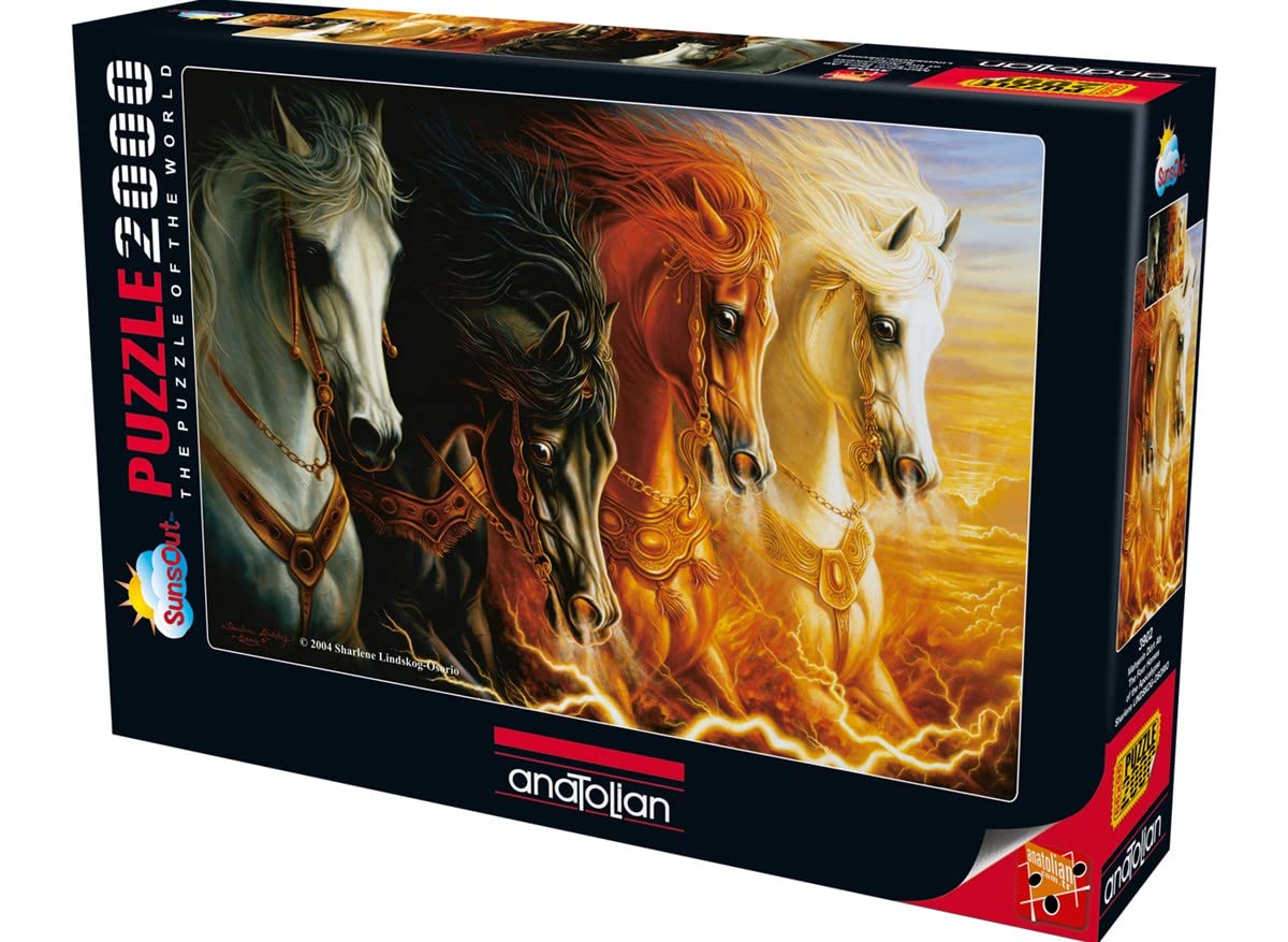 Amazon.com: Perre Four Horses of Apocalypse Puzzle (2000-Piece